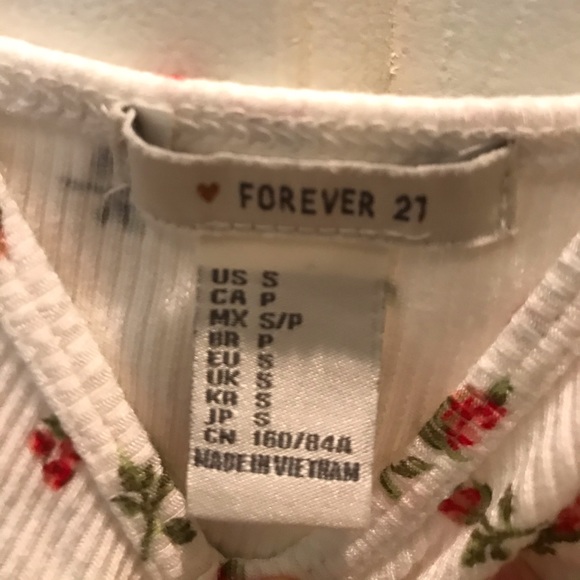 Forever 21 Rose Tank Top - Picture 2 of 2